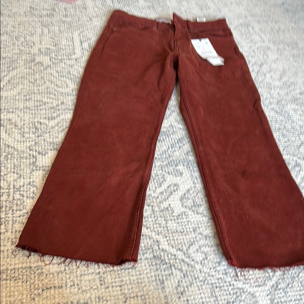 Zara Red Flare & Wide Leg Jeans